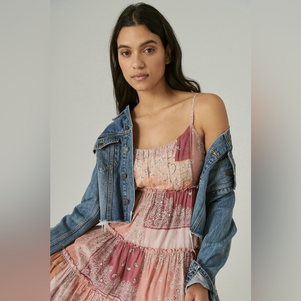 Lucky Brand Tiered Mini Dress - NWT - Size Medium